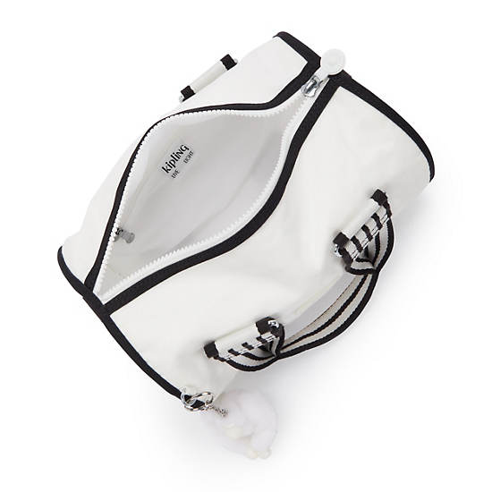 Kipling Katina Bucket Bags White / Black | UEKBH6374