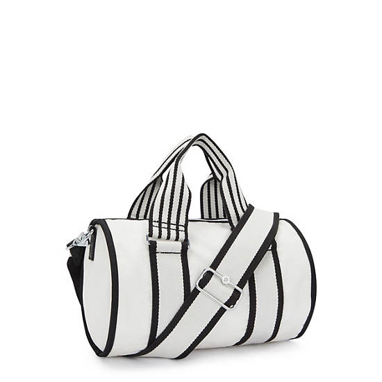 Kipling Katina Bucket Bags White / Black | UEKBH6374