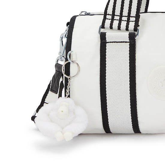 Kipling Katina Bucket Bags White / Black | UEKBH6374