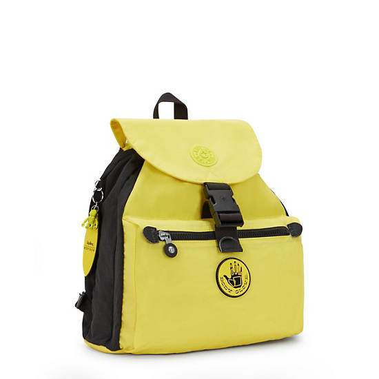 Kipling Keeper Backpack Body Glove Yellow / Black | DMZVH2901