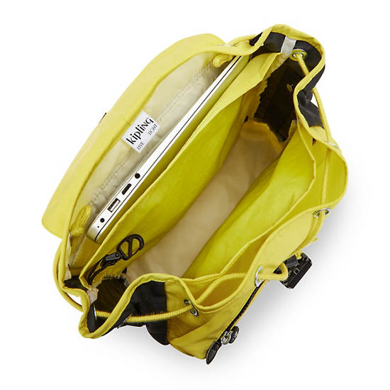 Kipling Keeper Backpack Body Glove Yellow / Black | DMZVH2901