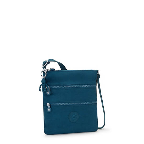 Kipling Keiko Crossbody Mini Bags Turquoise | FJPEI9301