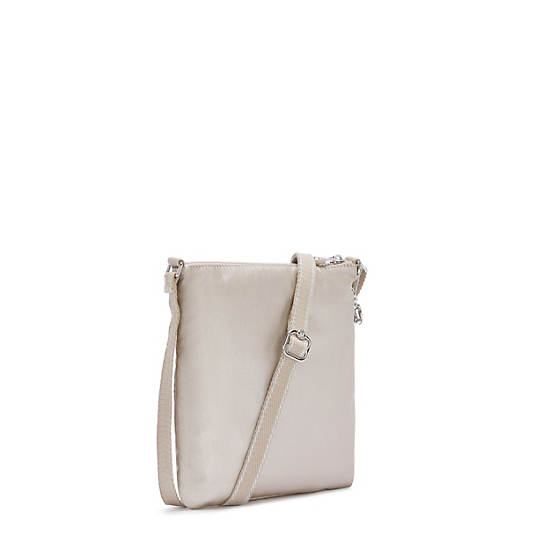 Kipling Keiko Metallic Crossbody Mini Bags Metal | AOLYI3284