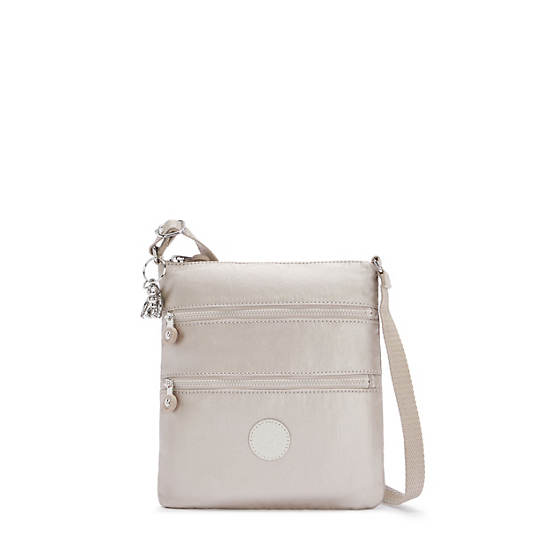 Kipling Keiko Metallic Crossbody Mini Bags Metal | AOLYI3284