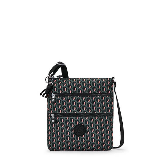 Kipling Keiko Printed Crossbody Mini Bags Navy / Black | WORAE5610