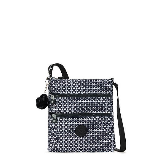 Kipling Keiko Printed Crossbody Mini Bags Grey / White / Black | NLJRS3127