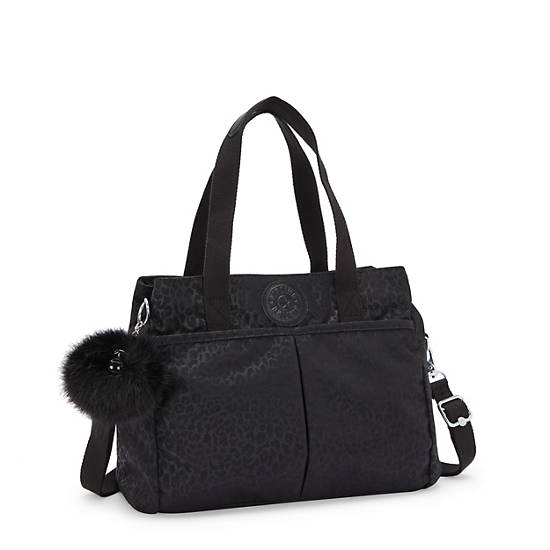 Kipling Kenzie Shoulder Bags Black | XFOIU6897