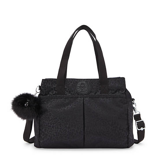 Kipling Kenzie Shoulder Bags Black | XFOIU6897