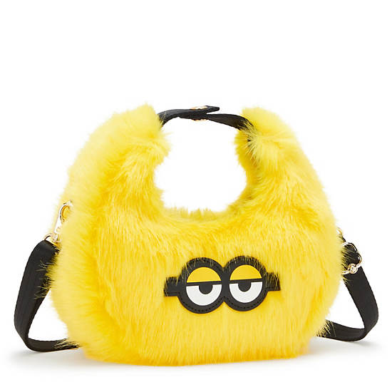 Kipling Kevin Furry Crossbody Bag Minions Yellow / Black / White | RADYL4186