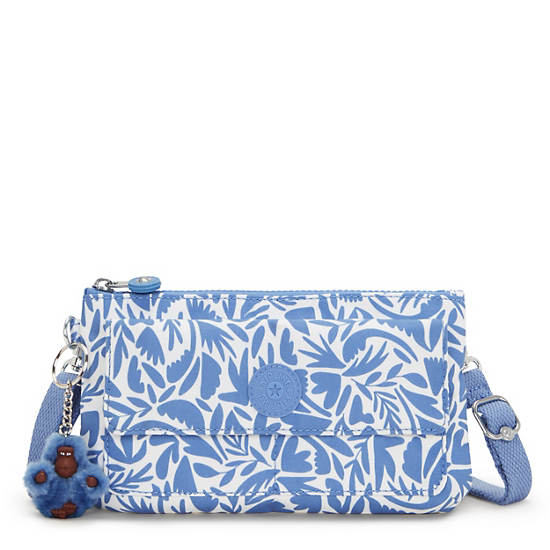 Kipling Lane 2-in-1 Printed Wallets Blue / White | TVSAO9861