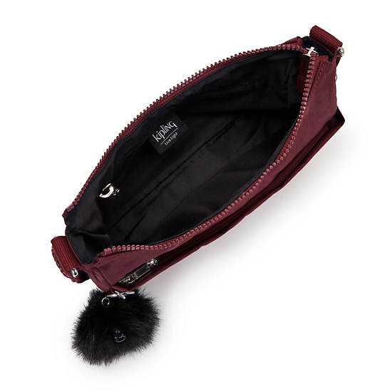 Kipling Larysa Shoulder Bags Deep / Burgundy | TDSHR6850