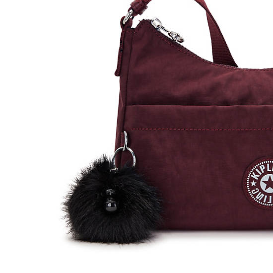 Kipling Larysa Shoulder Bags Deep / Burgundy | TDSHR6850