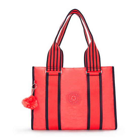 Kipling Layne Tote Bags Coral | QRCWB6381