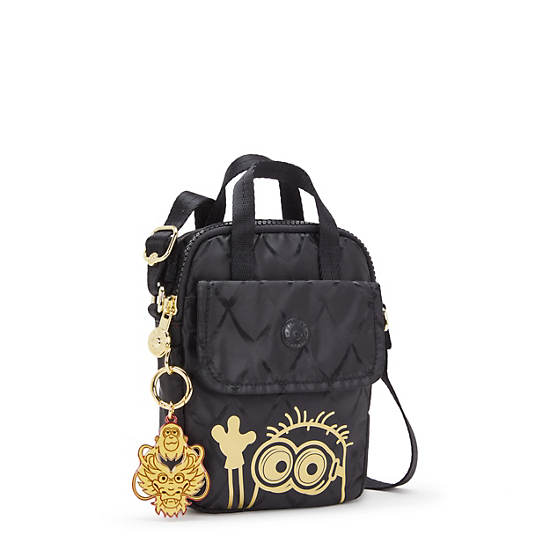 Kipling Lionel Crossbody Bag Minions Black / Yellow | HJCPV0752