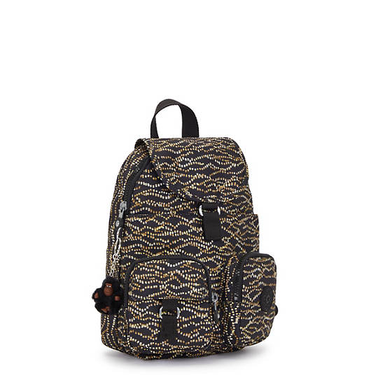 Kipling Lovebug Printed Small Backpack Gold / Black | DFXZR3297