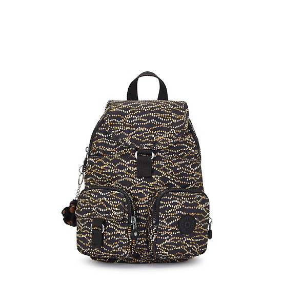 Kipling Lovebug Printed Small Backpack Gold / Black | DFXZR3297