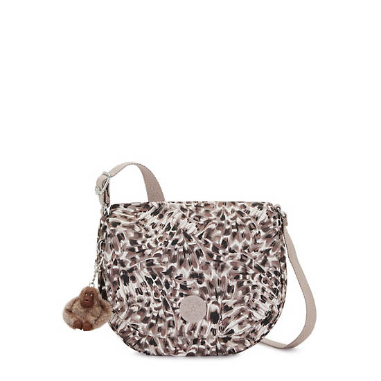 Kipling Lucasta Printed Crossbody Bags Leopard | MXCVE1467