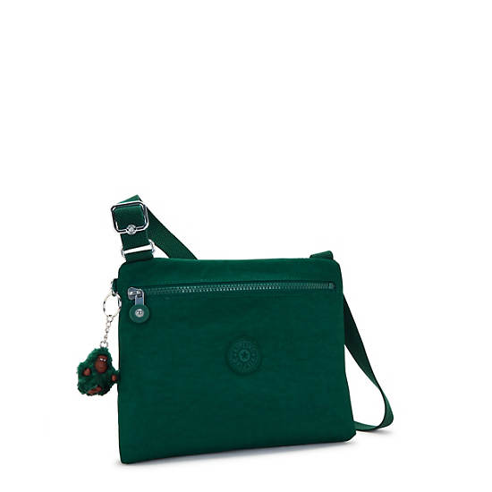 Kipling Merriweather Crossbody Bags Green | IDQNF1079