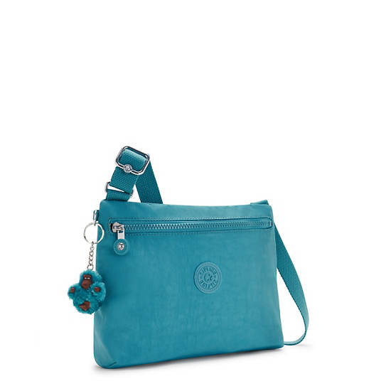 Kipling Merriweather Crossbody Bags Turquoise | ZNEOJ6573