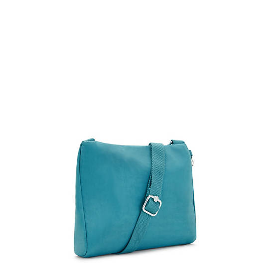 Kipling Merriweather Crossbody Bags Turquoise | ZNEOJ6573