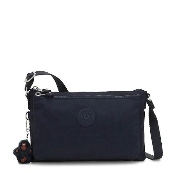 Kipling Mikaela Crossbody Bags Blue | UXYDR2603