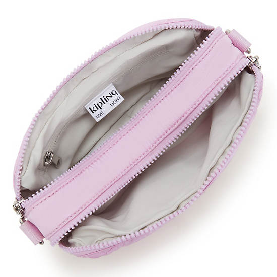 Kipling Milda Quilted Crossbody Bags Pink | KWFCB7093