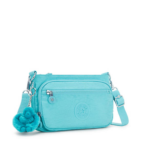 Kipling Milos Up Shoulder Bags Light Turquoise | HKFRB6781