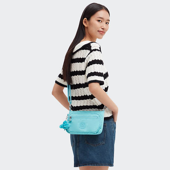 Kipling Milos Up Shoulder Bags Light Turquoise | HKFRB6781