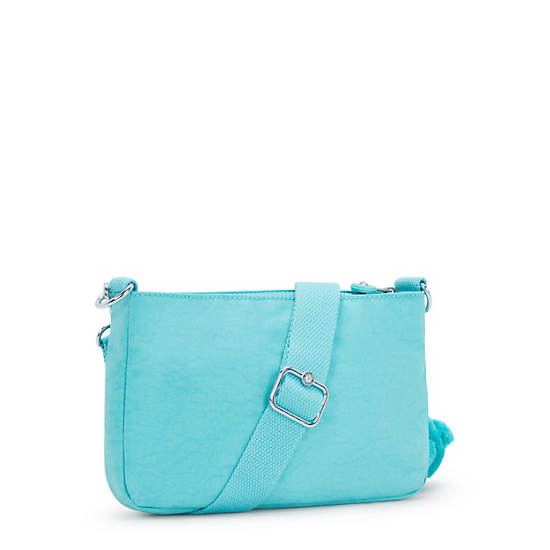 Kipling Milos Up Shoulder Bags Light Turquoise | HKFRB6781