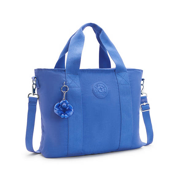 Kipling Minta Large Shoulder Bags Blue | TJWQC7520