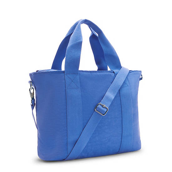 Kipling Minta Large Shoulder Bags Blue | TJWQC7520