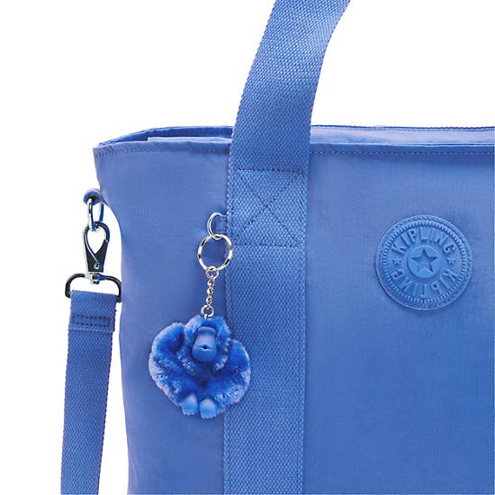 Kipling Minta Large Shoulder Bags Blue | TJWQC7520