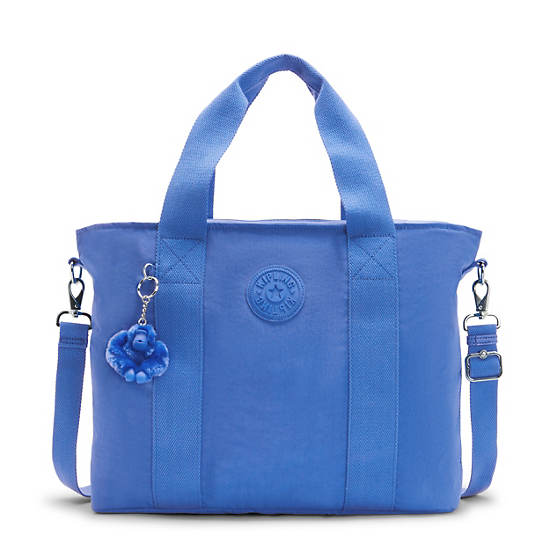 Kipling Minta Large Shoulder Bags Blue | TJWQC7520