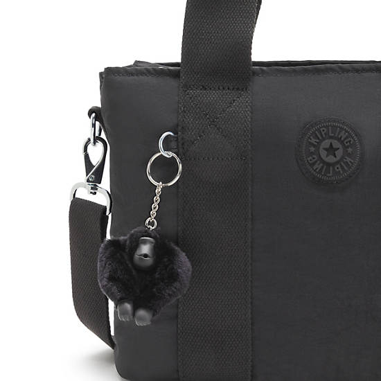 Kipling Minta Medium Tote Bags Black | JZPAB6792