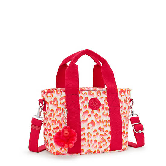 Kipling Minta Printed Shoulder Bags Pink | TYSMA2164