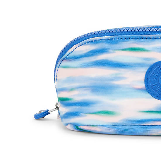 Kipling Mirko Small Printed Toiletry Bags Blue | FZRHJ5467