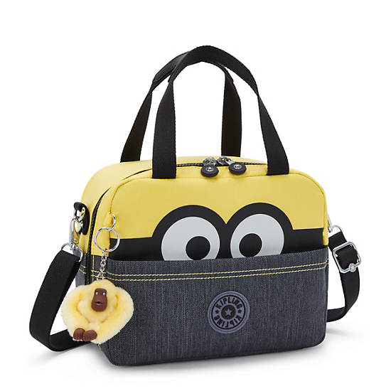 Kipling Miyo Lunch Bag Minions Yellow / Black / White | QGIAH6150