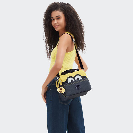 Kipling Miyo Lunch Bag Minions Yellow / Black / White | QGIAH6150