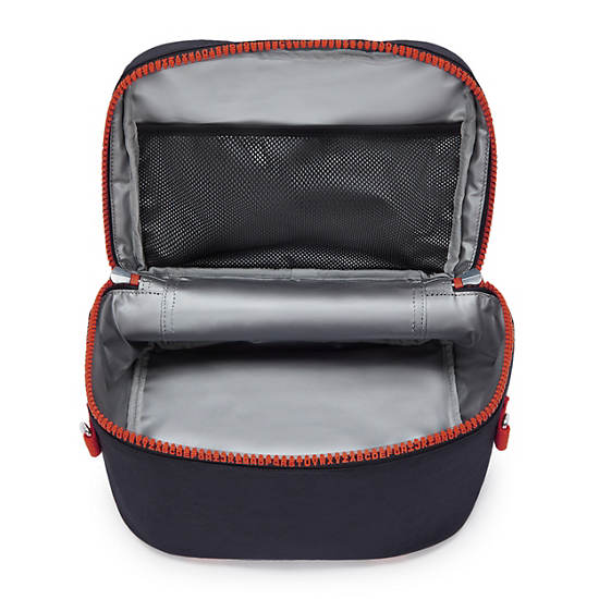 Kipling Miyo Lunch Bags Navy / Orange | BHMRY4591