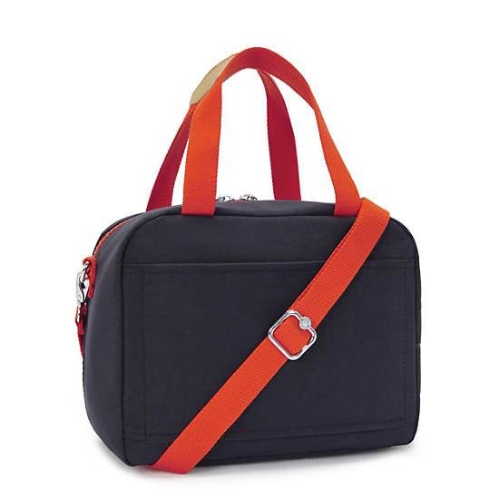 Kipling Miyo Lunch Bags Navy / Orange | BHMRY4591