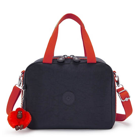 Kipling Miyo Lunch Bags Navy / Orange | BHMRY4591