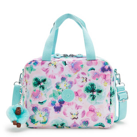 Kipling Miyo Printed Lunch Bags Light Turquoise | AYRPC8207