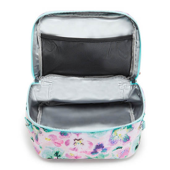 Kipling Miyo Printed Lunch Bags Light Turquoise | HRSZP6521