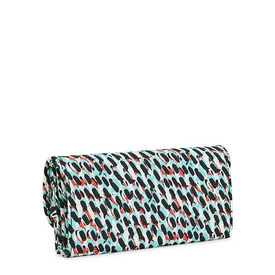 Kipling Money Land Printed Snap Wallets Multicolor | ZBYLO5846