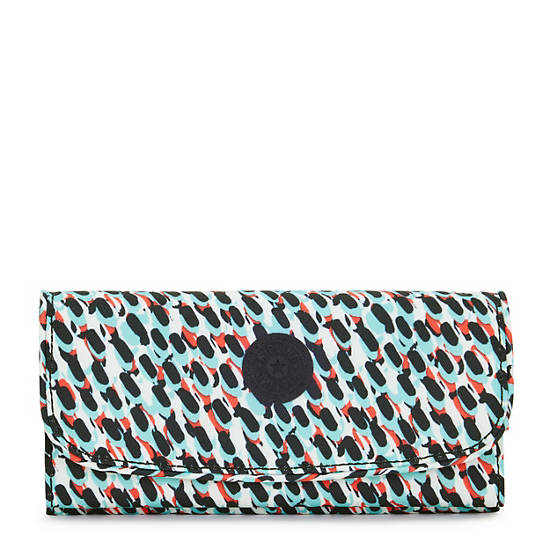 Kipling Money Land Printed Snap Wallets Multicolor | ZBYLO5846