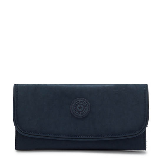 Kipling Money Land Snap Wallets Blue | KYXRB9130