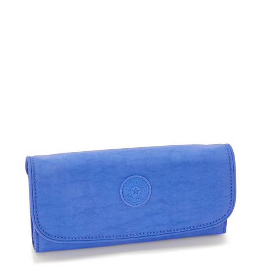 Kipling Money Land Snap Wallets Blue | RVBWP9842