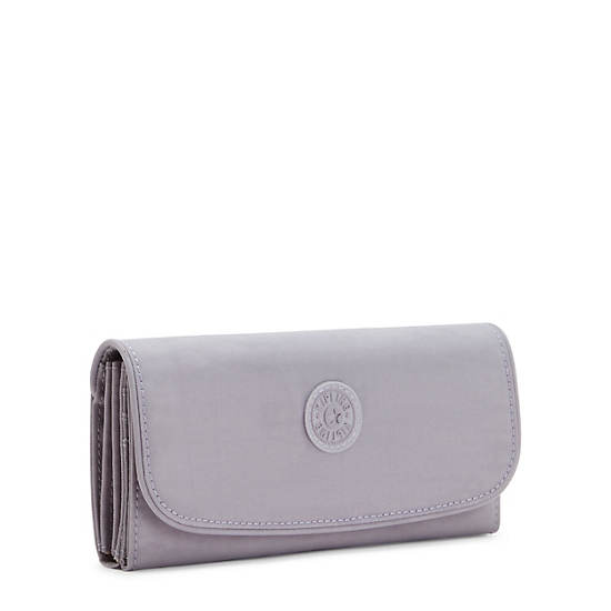 Kipling Money Land Snap Wallets Grey | EHFCR0567