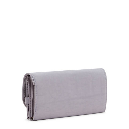 Kipling Money Land Snap Wallets Grey | EHFCR0567