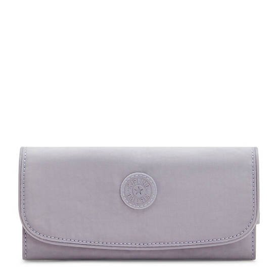 Kipling Money Land Snap Wallets Grey | EHFCR0567